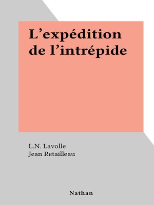 cover image of L'expédition de l'intrépide